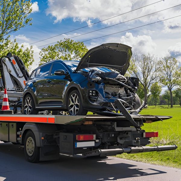 car towing car towing